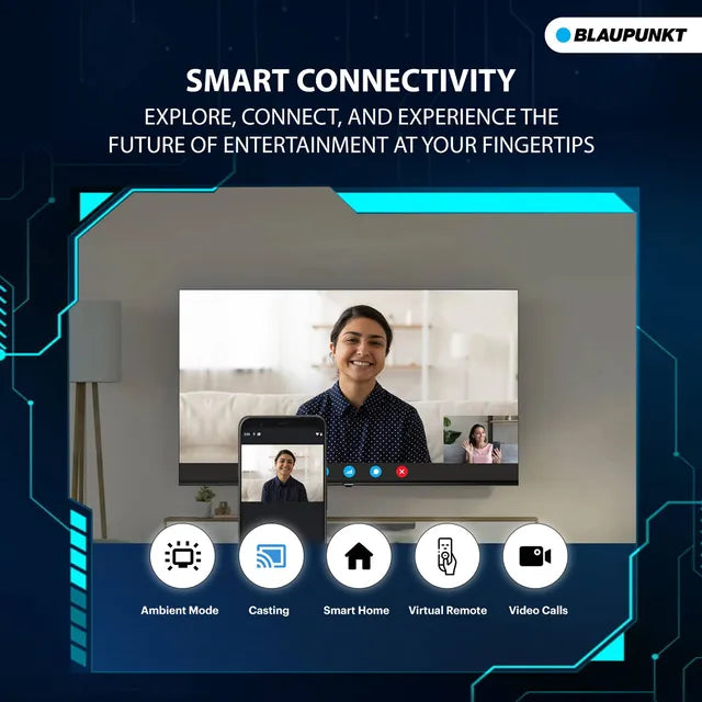 BLAUPUNKT CyberSound G2 139 cm (55 inch) LED 4K Ultra HD Google TV with Dolby Vision and Dolby Atmos (OPENBOX)