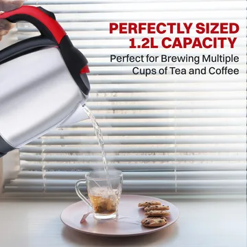 Croma 1500 Watt 1.2 Litre Electric Kettle with Overload Protection (OPENBOX)