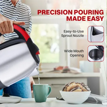 Croma 1500 Watt 1.2 Litre Electric Kettle with Overload Protection (OPENBOX)