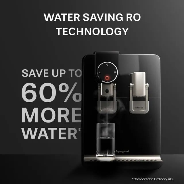 Aquaguard Blaze Insta 5.6L RO + UV + TA Hot & Ambient Water Purifier with Active Copper Technology (Black) (OPENBOX)