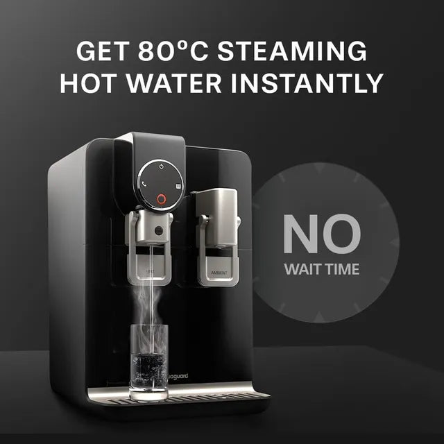 Aquaguard Blaze Insta 5.6L RO + UV + TA Hot & Ambient Water Purifier with Active Copper Technology (Black) (OPENBOX)
