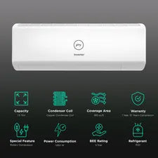 Godrej 1.5 Ton 5 Star Inverter Split AC (Copper Condenser, Anti Dust Filter, SIC 18ITC5-WWR) (OPENBOX)
