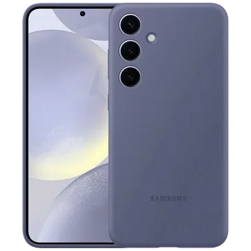 SAMSUNG Silicone Back Cover for Galaxy S24 Plus (Combining Style and Durability, Violet)