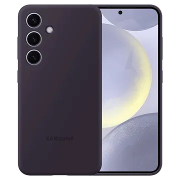 SAMSUNG Silicone Back Cover for Galaxy S24 (Combining Style and Durability, Violet)