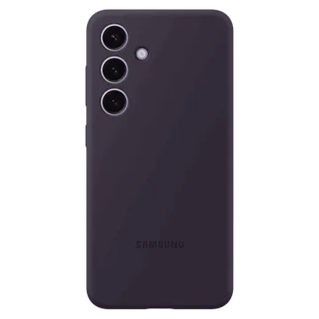 SAMSUNG Silicone Back Cover for Galaxy S24 (Combining Style and Durability, Violet)