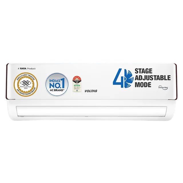 VOLTAS 185V Vectra Eden 1.5 Ton 5 Star Inverter Split AC (Copper Condenser, Dust Filter, 4503604) (OPENBOX)