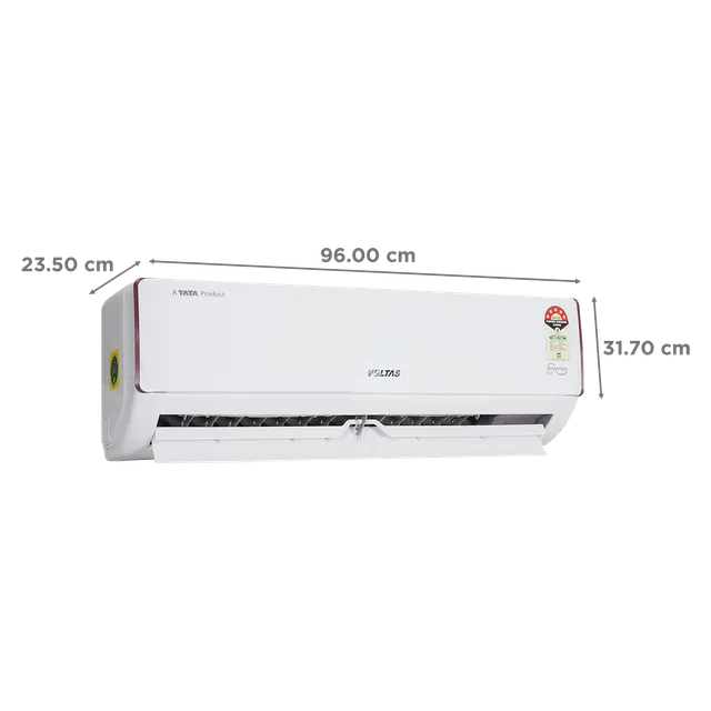 VOLTAS 185V Vectra Eden 1.5 Ton 5 Star Inverter Split AC (Copper Condenser, Dust Filter, 4503604) (OPENBOX)