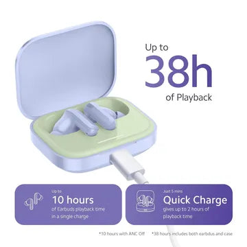 Redmi Buds 5 TWS Earbuds with Active Noise Cancellation (IP54 Dust & Water Resistant, Fast Charge, Fusion Black) (OPENBOX)