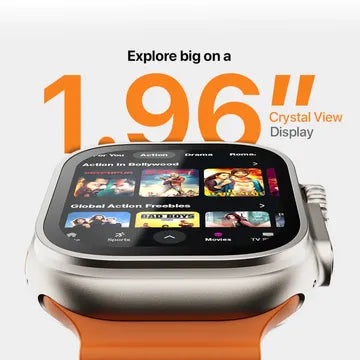 FIRE-BOLTT Oracle Wi-Fi+4G SIM Android OS Wristphone (49mm Display, In Built GPS, Eclipse Flex Strap) (OPENBOX)