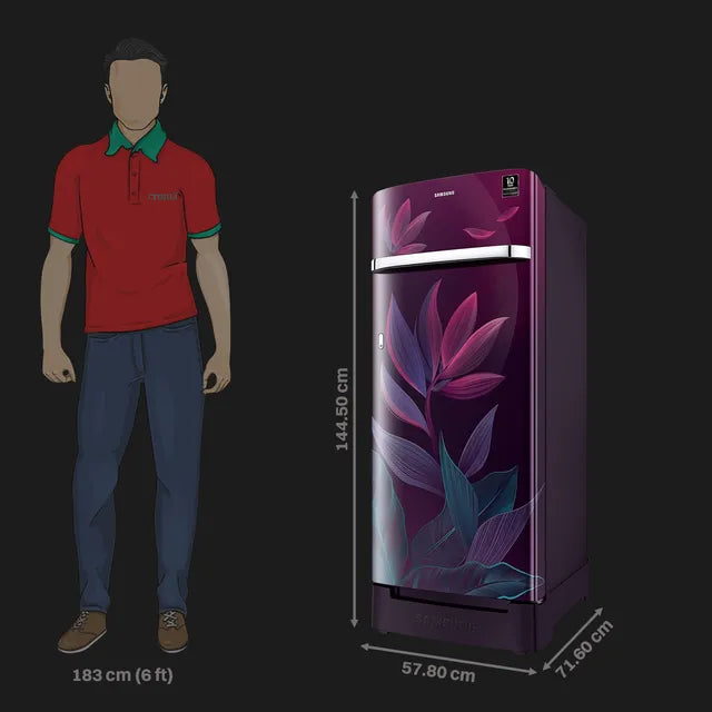 SAMSUNG DC 215L RR23D2H259R/HL PRPLE 5S (OPENBOX)