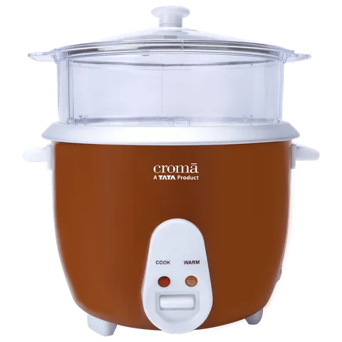 Croma Rice Cooker 1.8L with Steamer (OPENBOX)