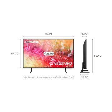 SAMSUNG DU7700 Series 125 cm (50 inch) 4K Ultra HD LED Tizen TV with Motion Xcelerator (2024 model) (OPENBOX)