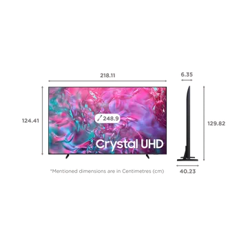 SAMSUNG DU9000 248.9 cm (98 inch) 4K Ultra HD LED Smart Tizen TV with 4K Upscaling