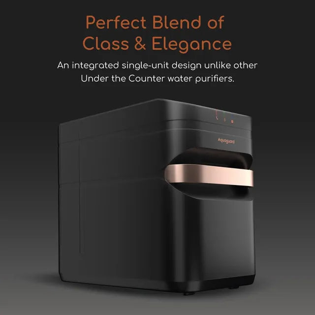 Aquaguard Designo NXT RO + UV Water Purifier with 3-in-1 Active Copper Technology (Black) (OPENBOX)