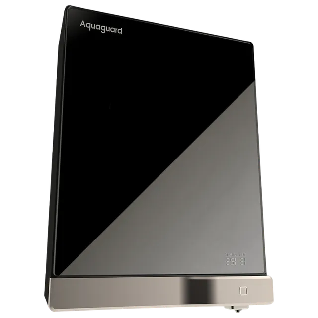 Aquaguard Slim Glass 3.6L RO + UV + TA Water Purifier with 5th Gen UV LED (Black) (OPENBOX)