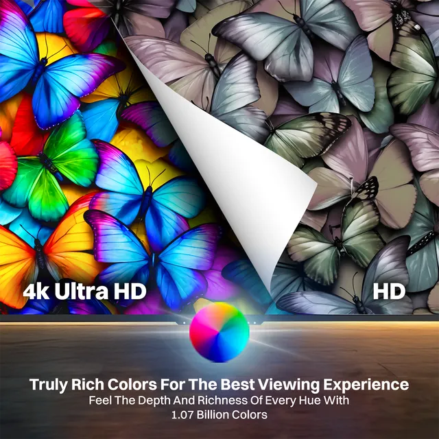 Croma 140 cm (55 inch) QLED 4K Ultra HD Google TV with Dolby Audio (OPENBOX)