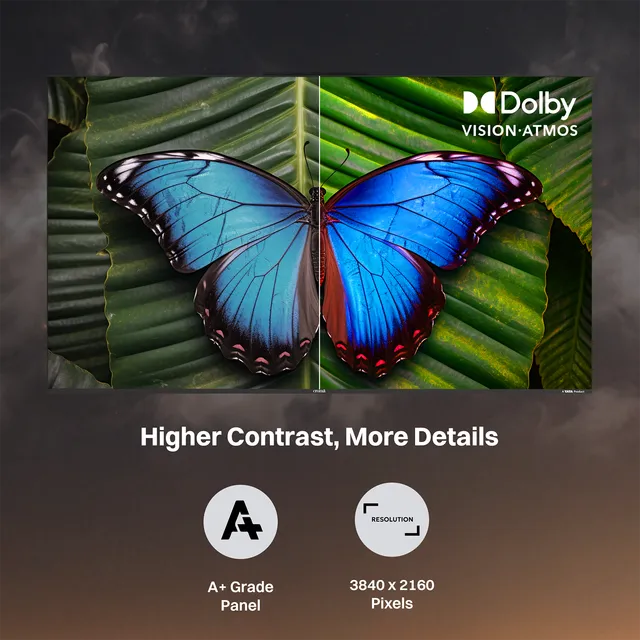 Croma 140 cm (55 inch) QLED 4K Ultra HD Google TV with Dolby Audio (OPENBOX)