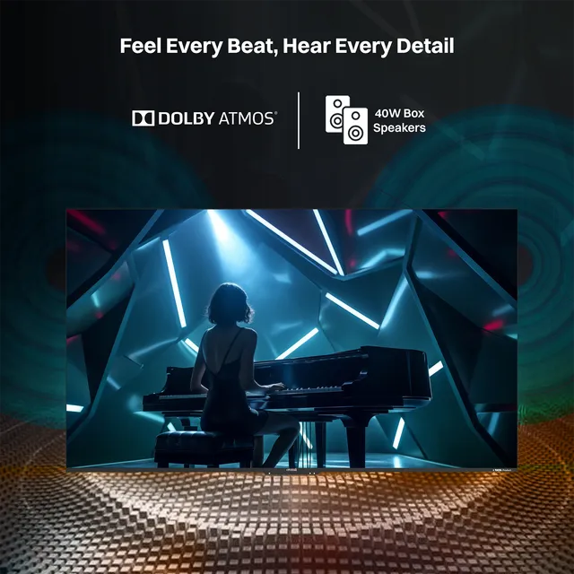 Croma 140 cm (55 inch) QLED 4K Ultra HD Google TV with Dolby Audio (OPENBOX)