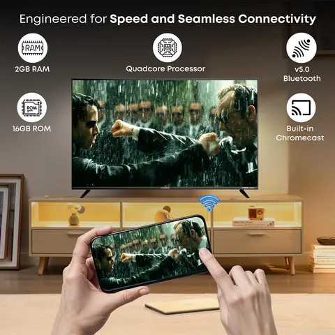 Croma CREL043UGC024603 43 inch Ultra HD 4K Smart QLED TV (OPENBOX)