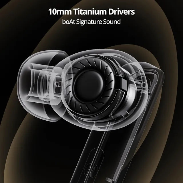 boAt Airdopes 800 TWS Earbuds with Environmental Noise Cancellation (IPX5 Water Resistant, ASAP Charge, Interstellar Blue) (OPENBOX)