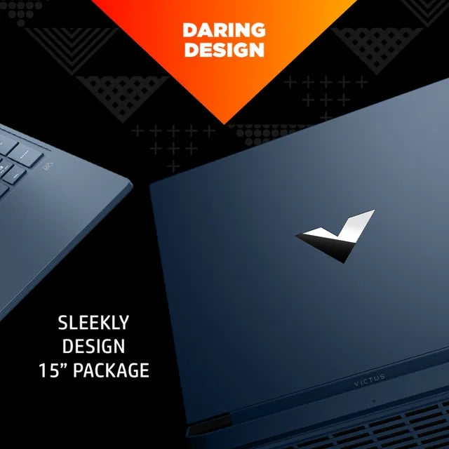 HP Victus 15-FA1310TX Intel Core i5 12th Gen Gaming Laptop (8GB, 512GB SSD, Windows 11, 4GB Graphics, 15.6 inch 144 Hz Full HD Display, NVIDIA GeForce RTX 2050, Performance Blue, 2.37 KG) (OPENBOX)