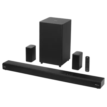 Croma 500W Bluetooth Home Theatre with Remote (Dolby Atmos, 5.1.2 Channel, Black) (OPENBOX)