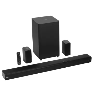 Croma 500W Bluetooth Home Theatre with Remote (Dolby Atmos, 5.1.2 Channel, Black) (OPENBOX)