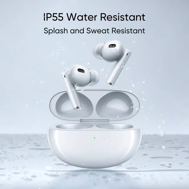 Realme Buds Air 6 Pro TWS Earbuds with Active Noise Cancellation (IP55 Water Resistant, Google Fast Pairing, Sliver Blue) (OPENBOX)