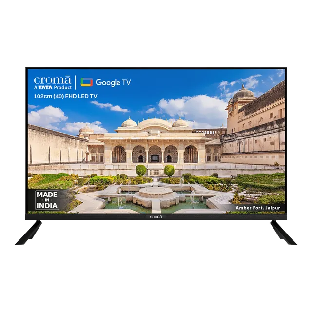 Croma 102 cm (40 inch) Full HD LED Smart Google TV with Dolby Audio (OPENBOX)