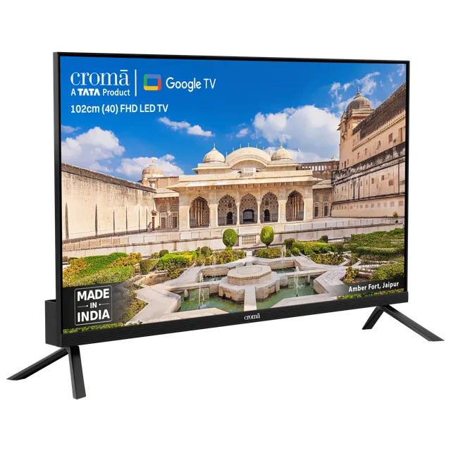 Croma 102 cm (40 inch) Full HD LED Smart Google TV with Dolby Audio (OPENBOX)