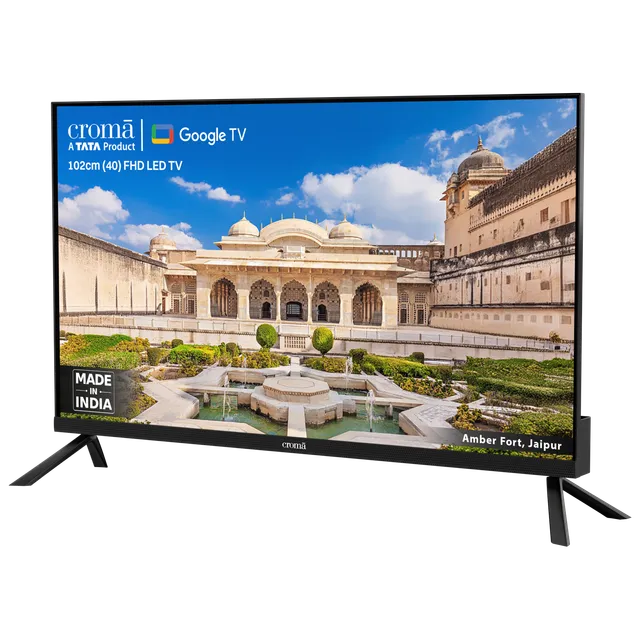 Croma 102 cm (40 inch) Full HD LED Smart Google TV with Dolby Audio (OPENBOX)