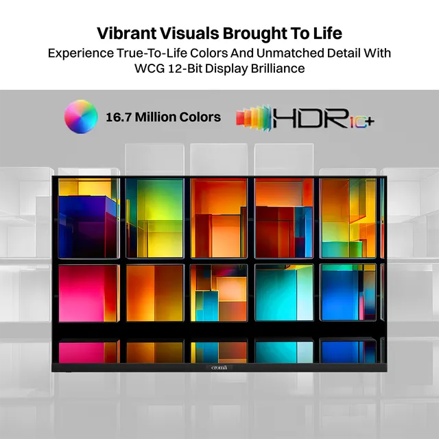 Croma 102 cm (40 inch) Full HD LED Smart Google TV with Dolby Audio (OPENBOX)