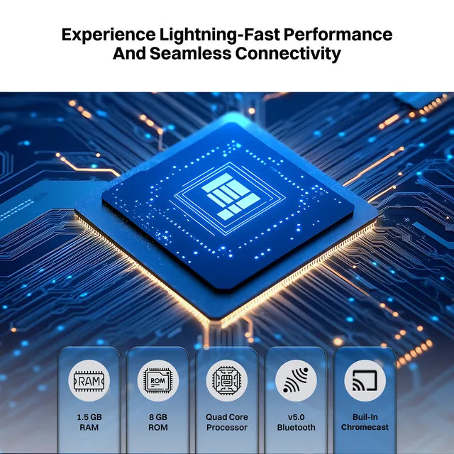 Croma 102 cm (40 inch) Full HD LED Smart Google TV with Dolby Audio (OPENBOX)