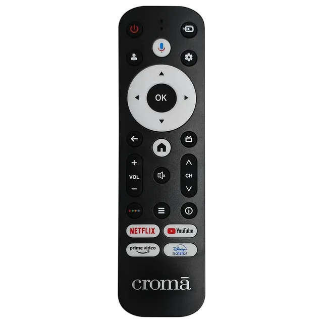 Croma 109 cm (43 inch) 4K Ultra HD LED Google TV with Dolby Audio (OPENBOX)