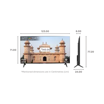 Croma 140 cm (55 inch) 4K Ultra HD LED Google TV with Dolby Audio (OPENBOX)