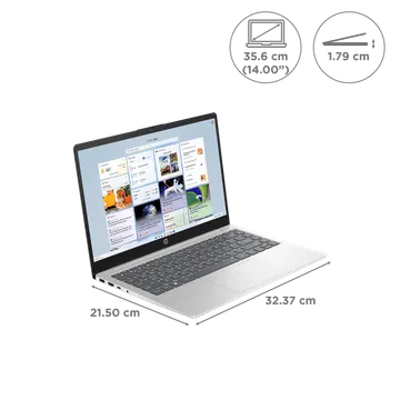 HP 14 gr0001TU Intel Core i5 13th Gen Thin & Light Laptop (16GB, 512GB SSD) (OPENBOX)
