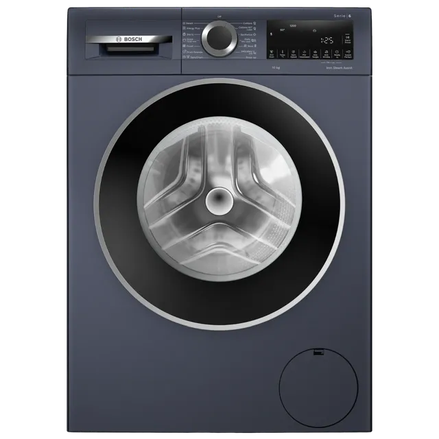 BOSCH 10 kg 5 Star Fully Automatic Front Load Washing Machine (Series 6, WGA252ZPIN, Anti Wrinkle, Dark Lake) (OPENBOX)