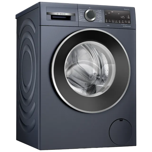 BOSCH 10 kg 5 Star Fully Automatic Front Load Washing Machine (Series 6, WGA252ZPIN, Anti Wrinkle, Dark Lake) (OPENBOX)