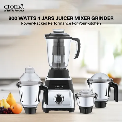 Croma 800W Mixer Grinder (OPENBOX)
