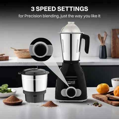 Croma 750W Mixer Grinder (CRSK75WMHA183310) (OPENBOX)