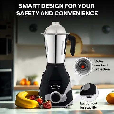 Croma 750W Mixer Grinder (CRSK75WMHA183310) (OPENBOX)