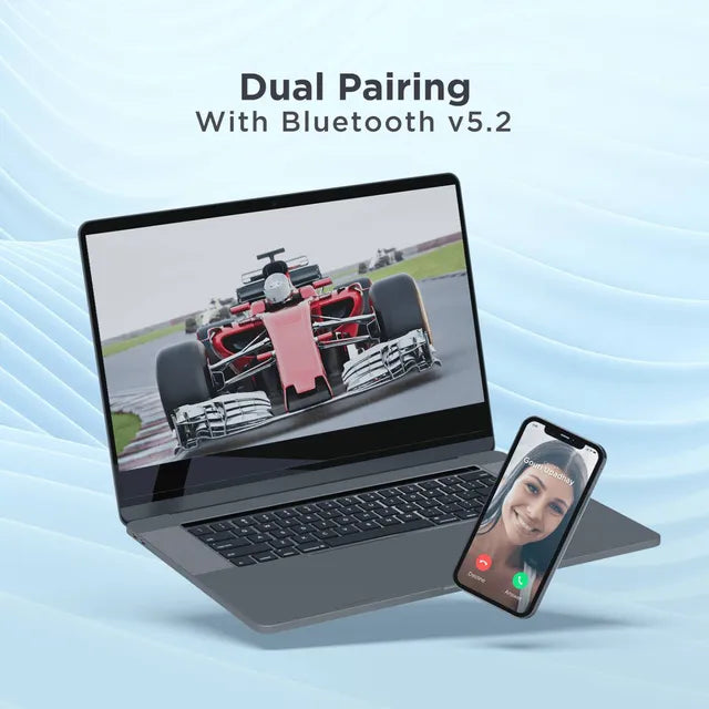 boAt Rockerz 460 Bluetooth Headphone with Mic (Dual Pairing, Over Ear, Active Black) (OPENBOX)