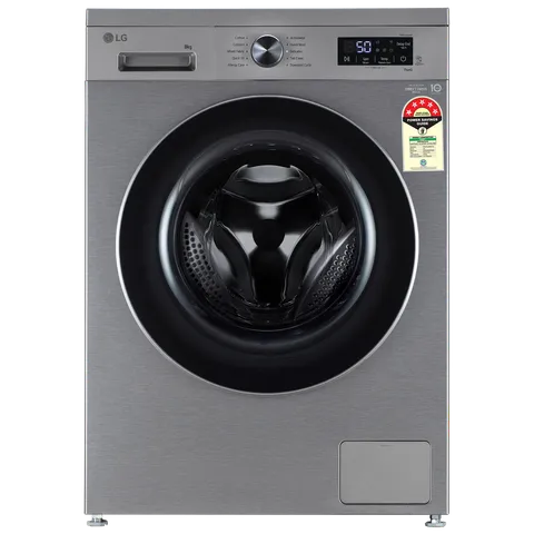 LG 8 kg Fully Automatic Front Load Washing Machine (FHB1208Z4P.APSQEIL, Platinum Silver) (OPENBOX)