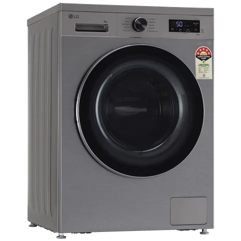 LG 8 kg Fully Automatic Front Load Washing Machine (FHB1208Z4P.APSQEIL, Platinum Silver) (OPENBOX)