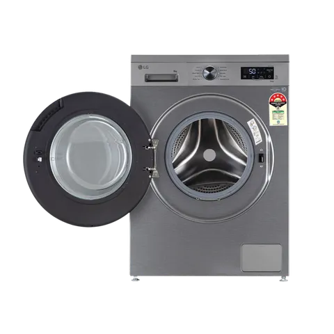 LG 8 kg Fully Automatic Front Load Washing Machine (FHB1208Z4P.APSQEIL, Platinum Silver) (OPENBOX)