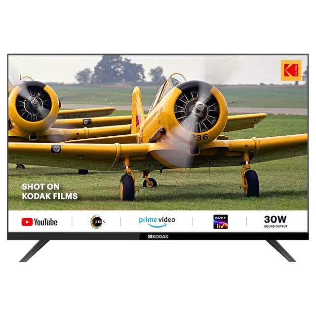 KODAK 32SE5001BL 80 cm (32 inch) HD Ready LED Smart Linux TV with DLED Panel (2023 model) (OPENBOX)