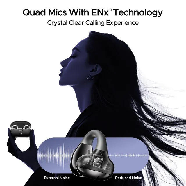 boAt Airdopes Loop TWS Earbuds with Noise Isolation (IPX4 Splash and Sweat Resistant, ASAP Charge, Cool Grey) (OPENBOX)