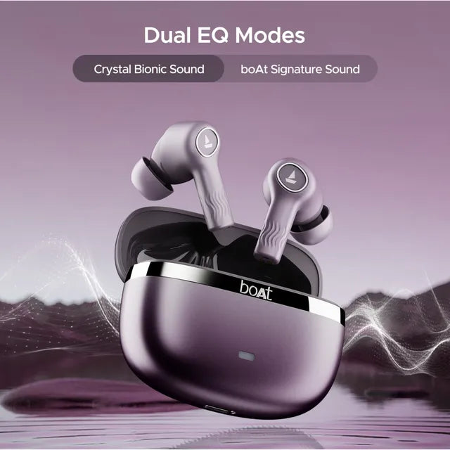 boAt Nirvana ION ANC Pro TWS Earbuds with Active Noise Cancellation (IPX4 Water Resistant, Dual EQ Modes) (OPENBOX)