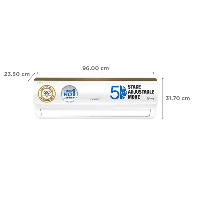 VOLTAS 185V Vertis Smart Elite Gold 1.5 Ton 5 Star Inverter Split Smart AC with IoT Enabled (Copper Condenser) (OPENBOX)