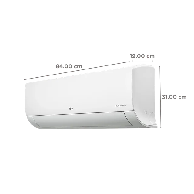 LG 6 in 1 Convertible 1 Ton 3 Star Dual Inverter Split AC with 6 Step Fan Speed (2025 Model, Copper Condenser, US-Q12BNXE.AMLG) (OPENBOX)